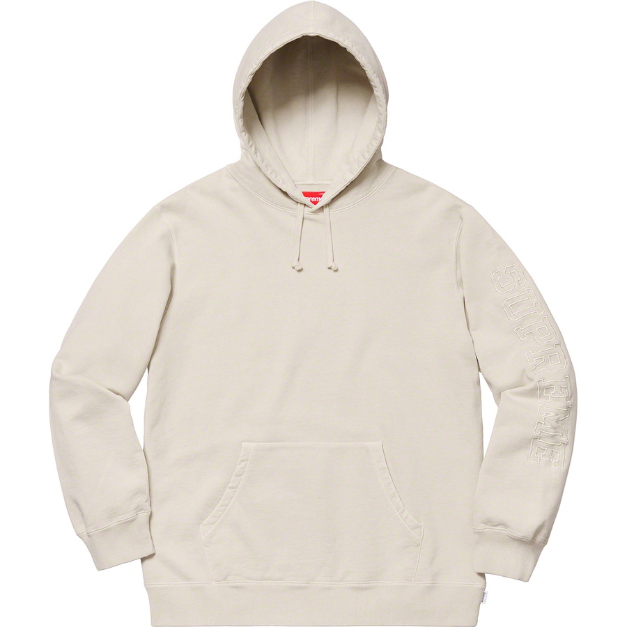 Supreme Overdyed Hooded Sweatshirt (SS19) - Natural - $148