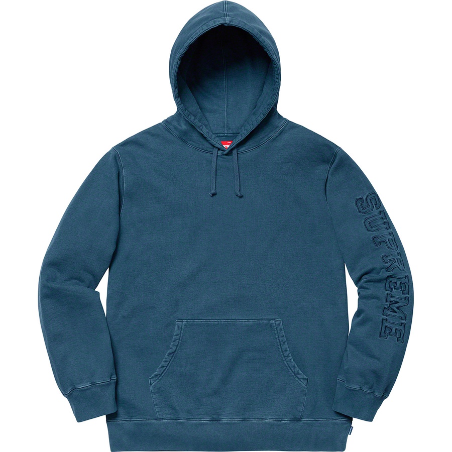 Supreme Overdyed Hooded Sweatshirt (SS19) - Navy - $148