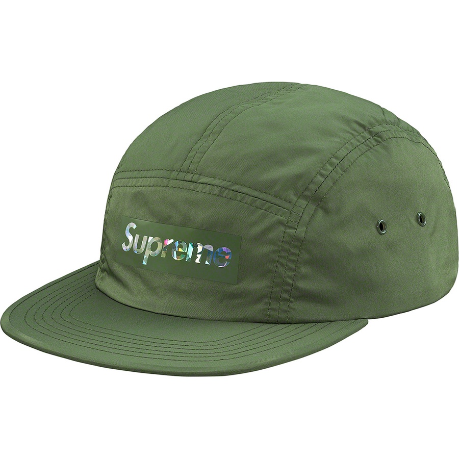Supreme Holographic Logo Camp Cap (SS19) - Olive - $48