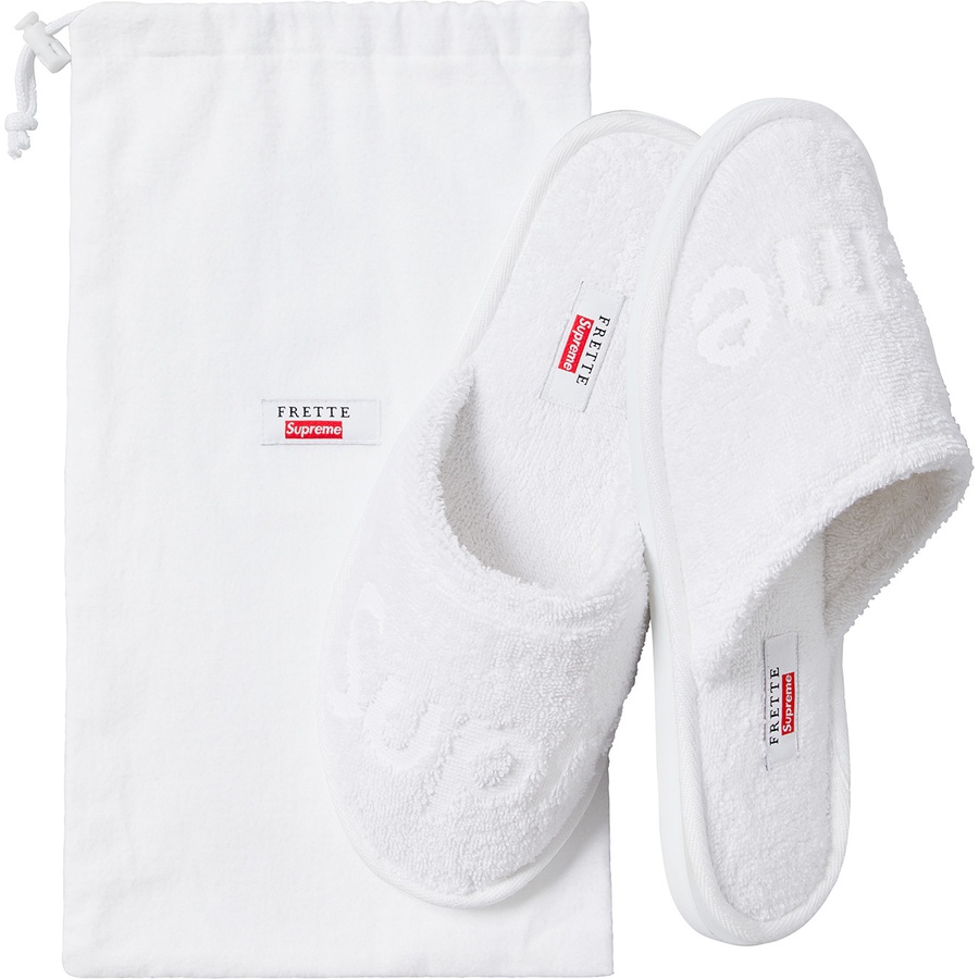 Supreme Supreme Frette Slippers (SS19) - White - $68