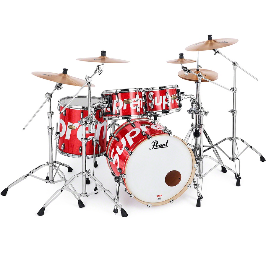 Supreme Supreme Pearl Session Studio Select Drum Set & Zildjian Cymbals (SS19) - Red - $4998