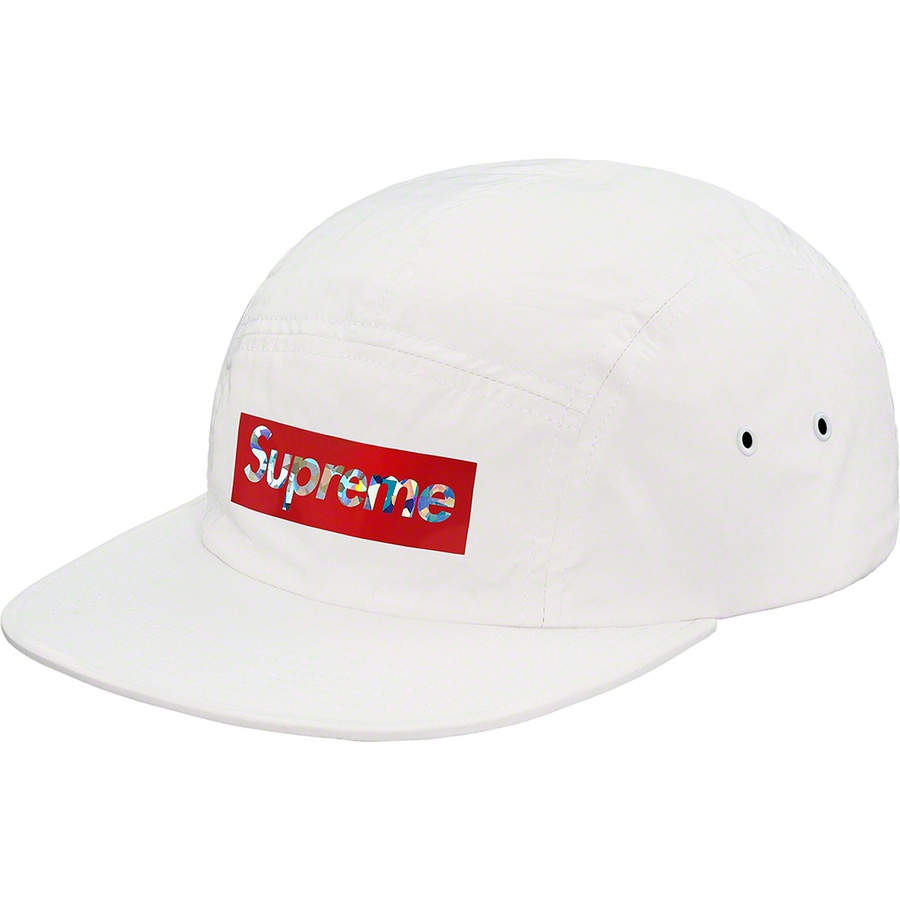 Supreme Holographic Logo Camp Cap (SS19) - White - $48