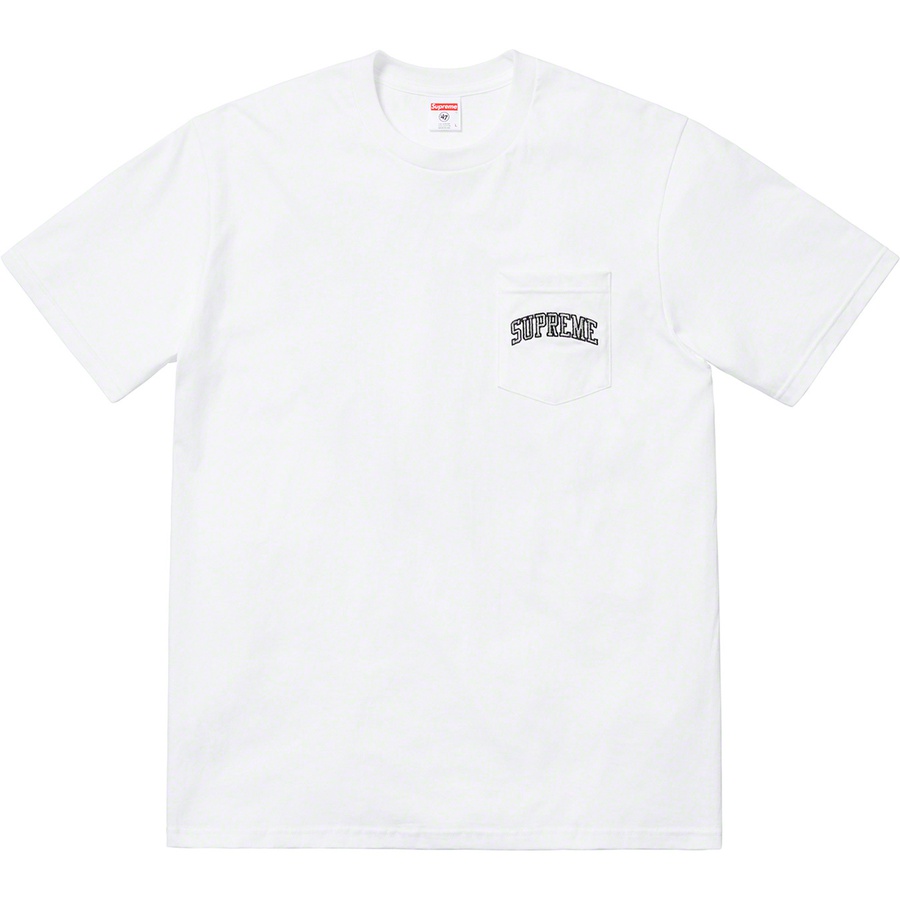Supreme Supreme NFL Raiders '47 Pocket Tee (SS19) - White - $48