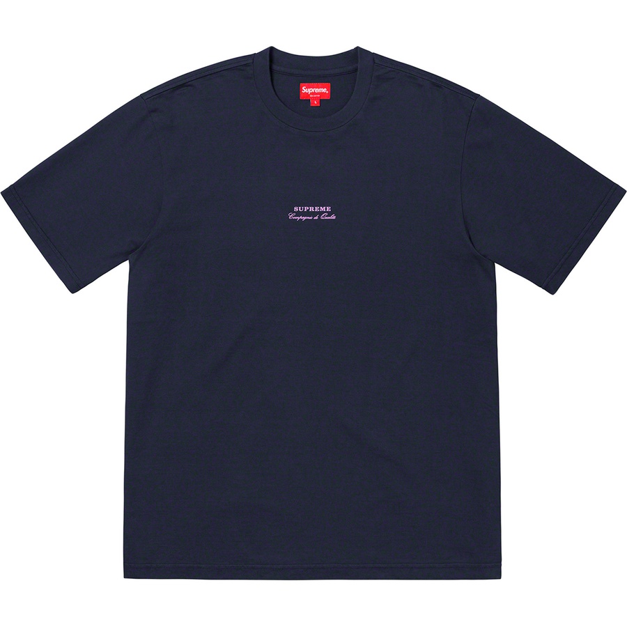 Supreme Qualite Tee (SS19) - Navy - $60