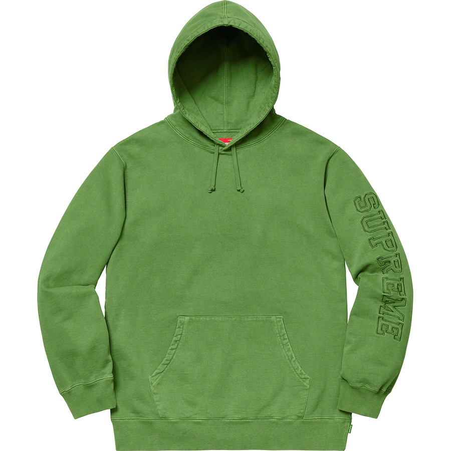 Supreme Overdyed Hooded Sweatshirt (SS19) - Green - $148