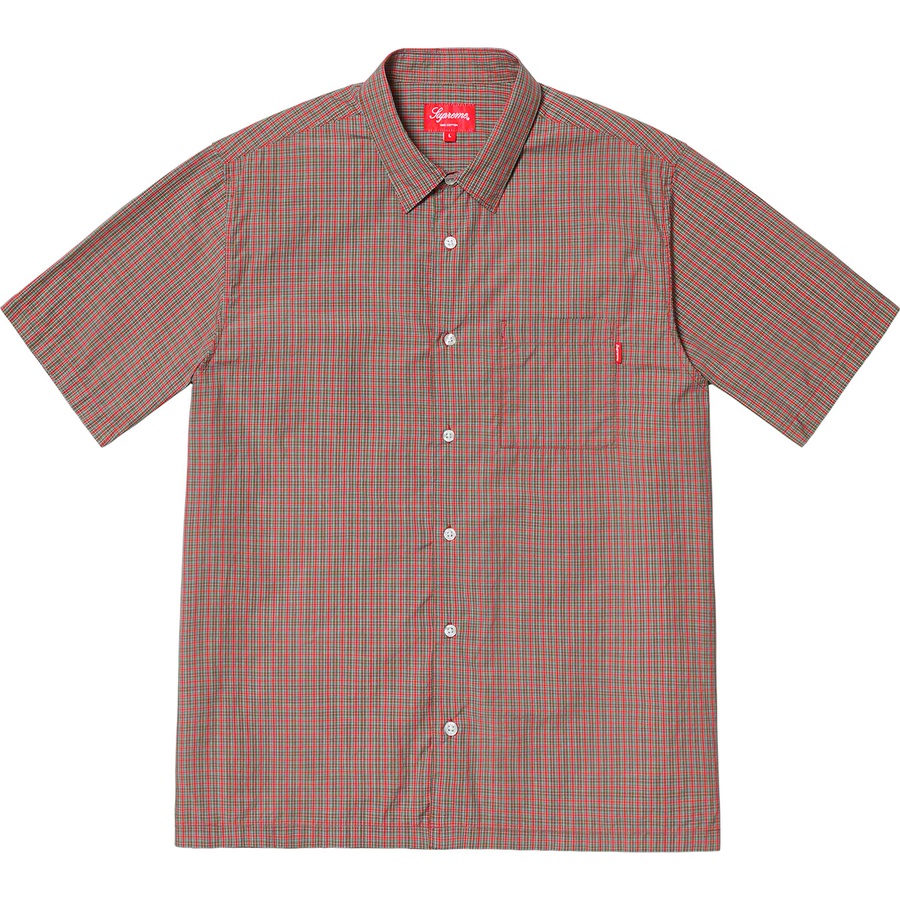 Supreme Plaid S S Shirt (SS19) - Red - $128