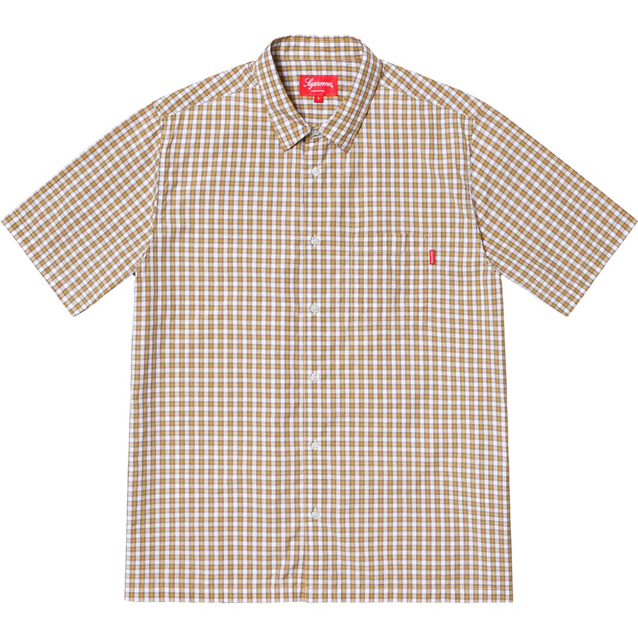 Supreme Plaid S S Shirt (SS19) - White - $128