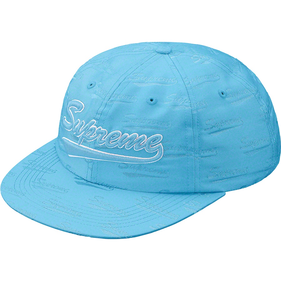 Supreme Jacquard Script 6-Panel (SS19) - Light Blue - $54