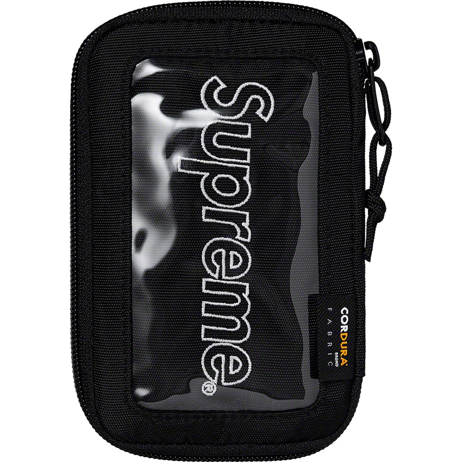 Supreme Small Zip Pouch (FW19) - Black - $30