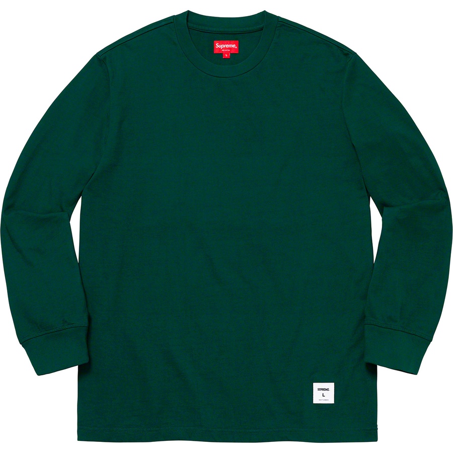 Supreme Trademark L S Top (FW19) - Dark Green - $78