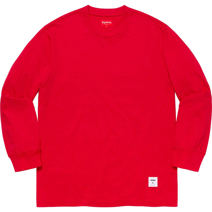 Supreme Trademark L S Top (FW19) - Red - $78