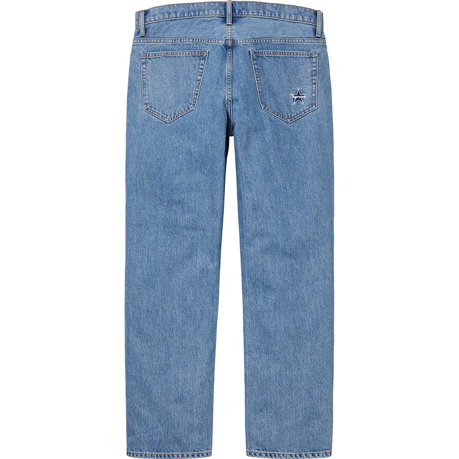 Supreme Washed Regular Jean (FW19) - Blue - $148
