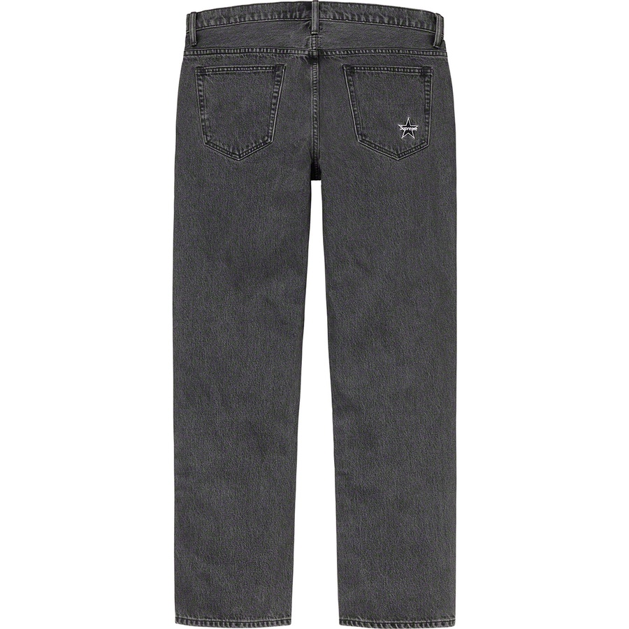 Supreme Washed Regular Jean (FW19) - Black - $148