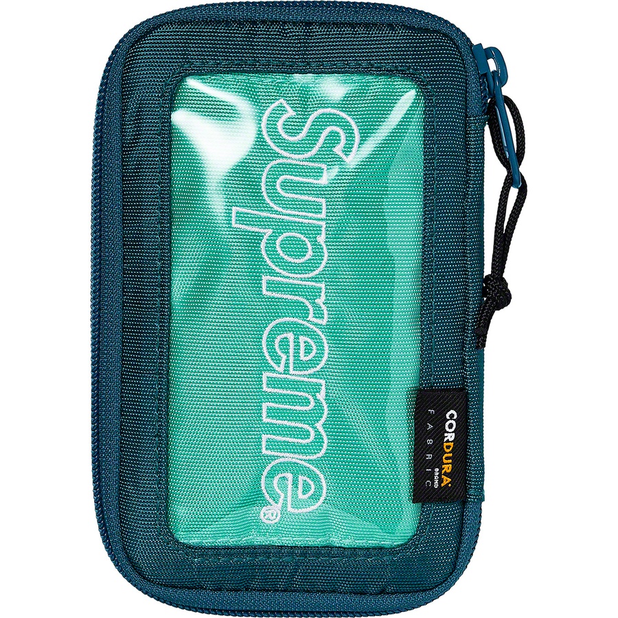 Supreme Small Zip Pouch (FW19) - Dark Teal - $30