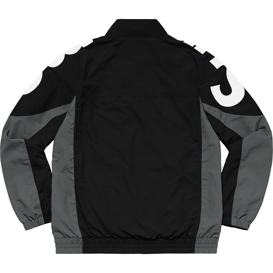 Supreme Shoulder Logo Track Jacket (FW19) - Black - $168