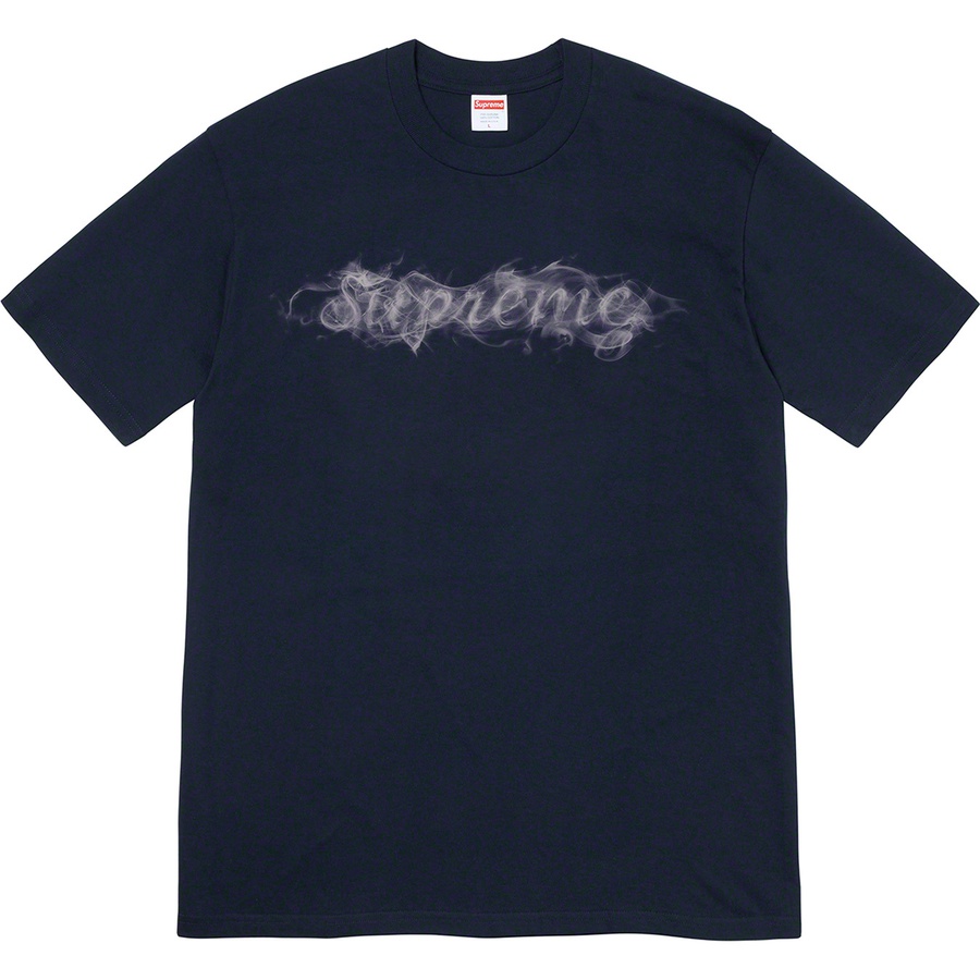 Supreme Smoke Tee (FW19) - Navy - $38