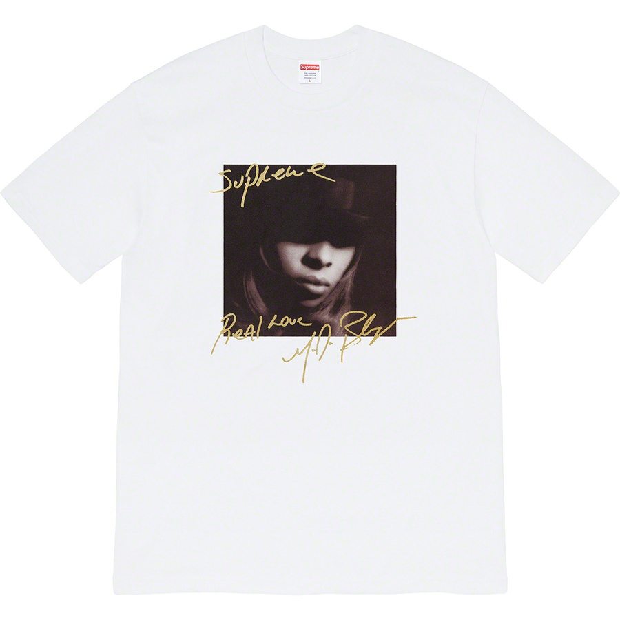 Supreme Mary J. Blige Tee (FW19) - White - $48