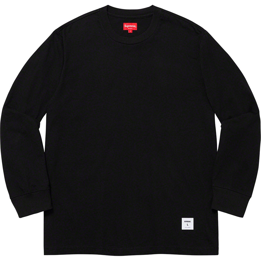 Supreme Trademark L S Top (FW19) - Black - $78