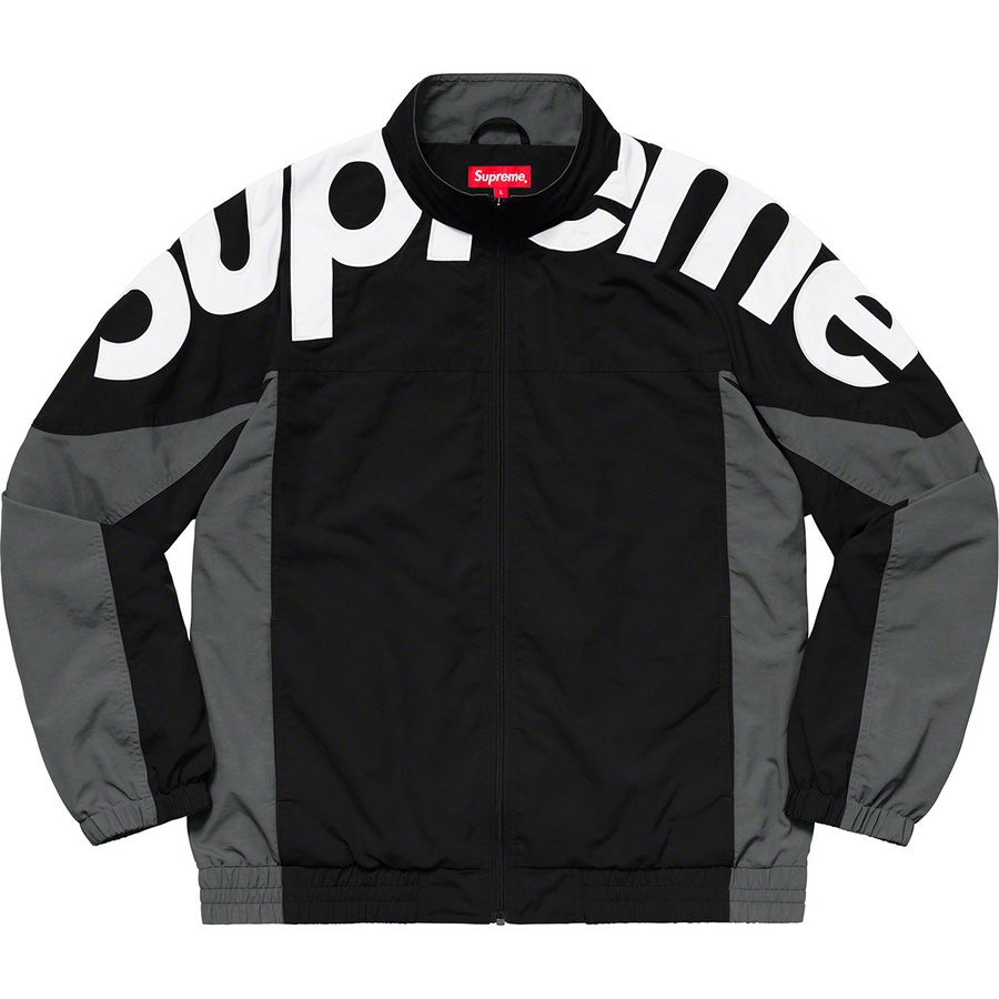 Supreme Shoulder Logo Track Jacket (FW19) - Black - $168