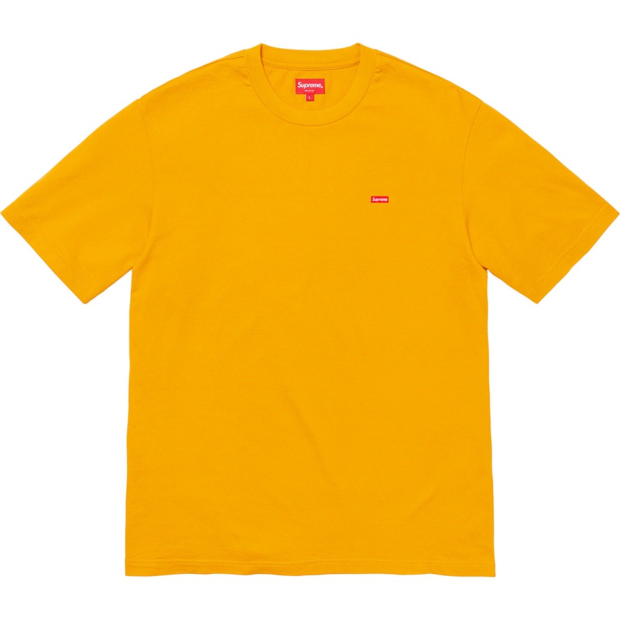 Supreme Small Box Tee (FW19) - Mustard - $58