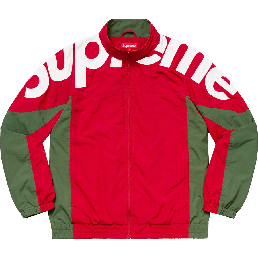 Supreme Shoulder Logo Track Jacket (FW19) - Red - $168