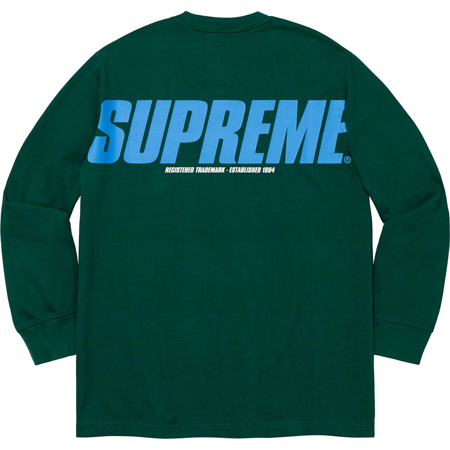 Supreme Trademark L S Top (FW19) - Dark Green - $78