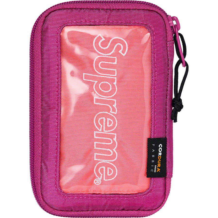 Supreme Small Zip Pouch (FW19) - Magenta - $30