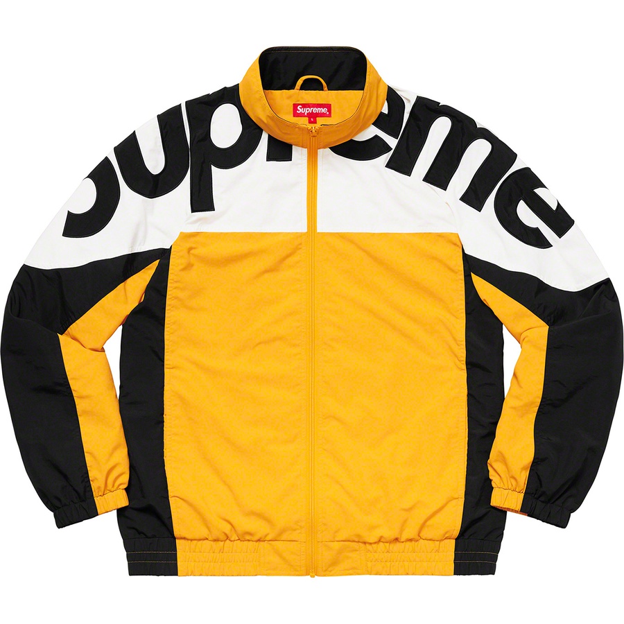 Supreme Shoulder Logo Track Jacket (FW19) - Gold - $168