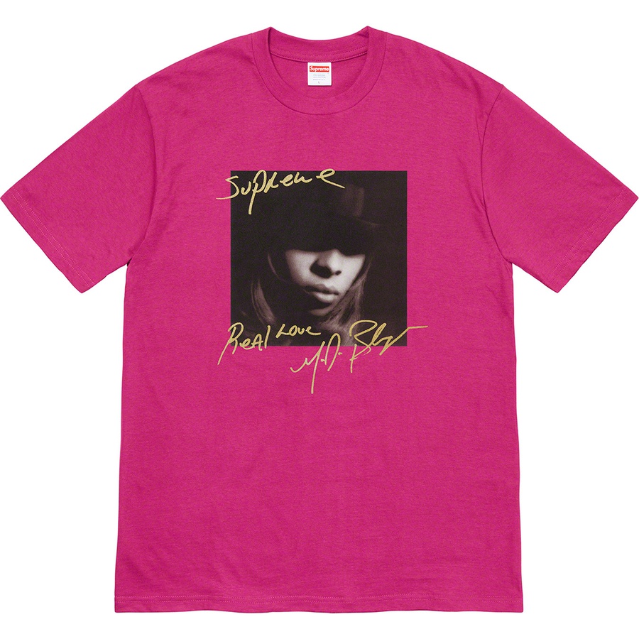 Supreme Mary J. Blige Tee (FW19) - Magenta - $48