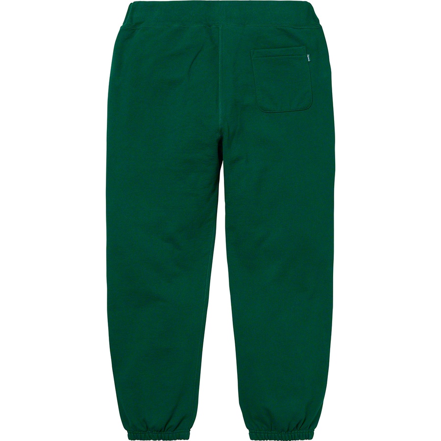 Supreme S Logo Sweatpant (FW19) - Dark Green - $158