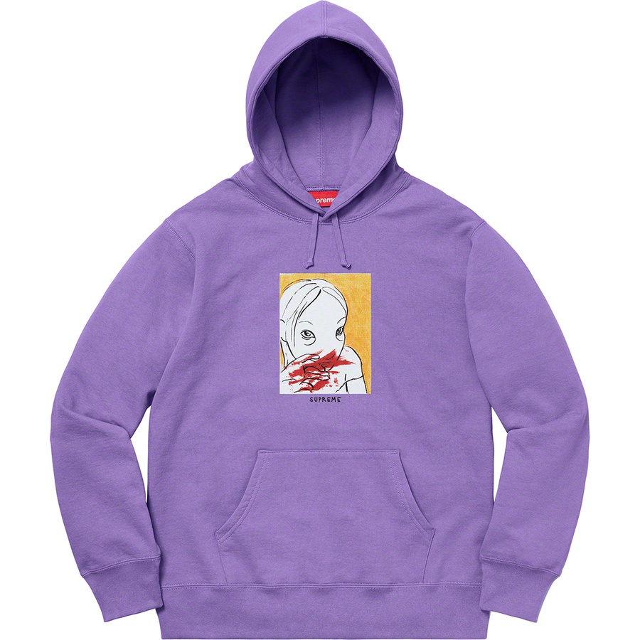 Supreme Nose Bleed Hooded Sweatshirt (FW19) - Light Violet - $168