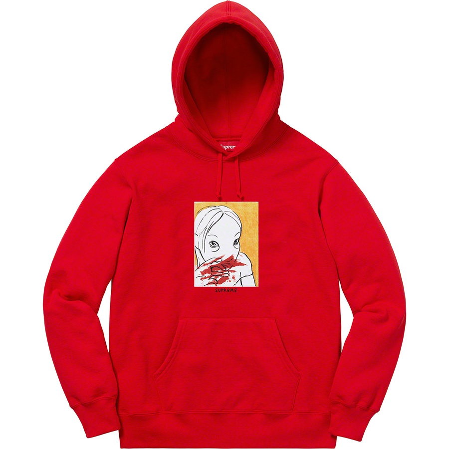 Supreme Nose Bleed Hooded Sweatshirt (FW19) - Red - $168