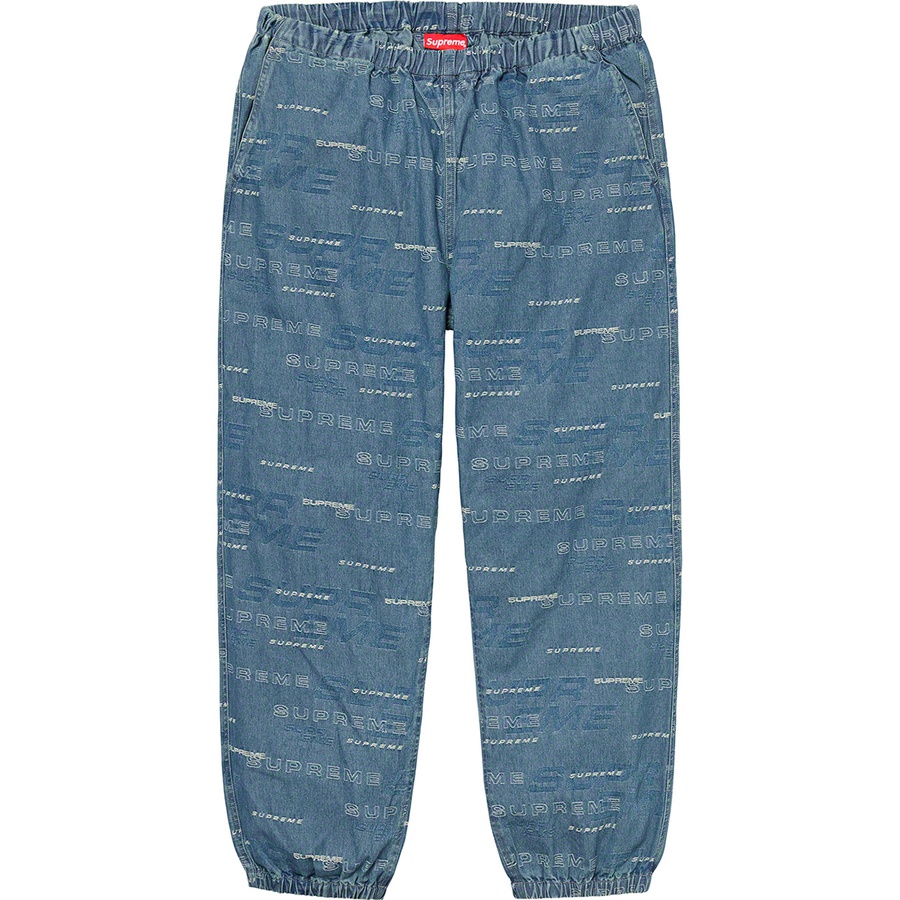 Supreme Dimensions Logo Denim Skate Pant (FW19) - Blue - $138