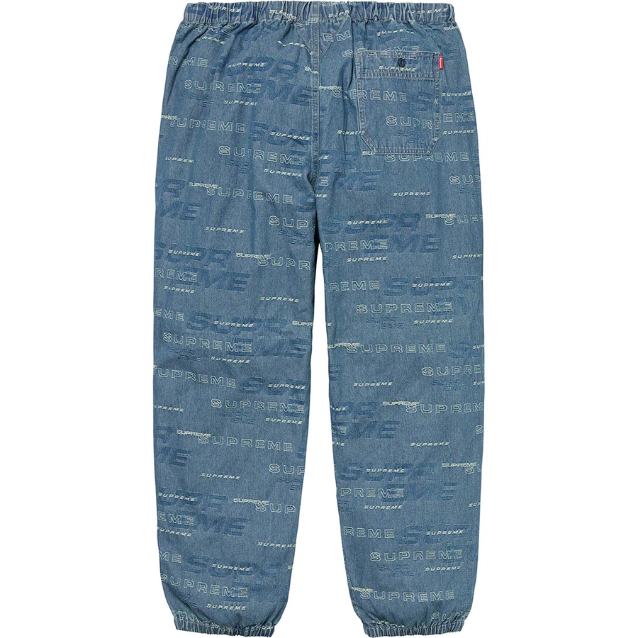 Supreme Dimensions Logo Denim Skate Pant (FW19) - Blue - $138