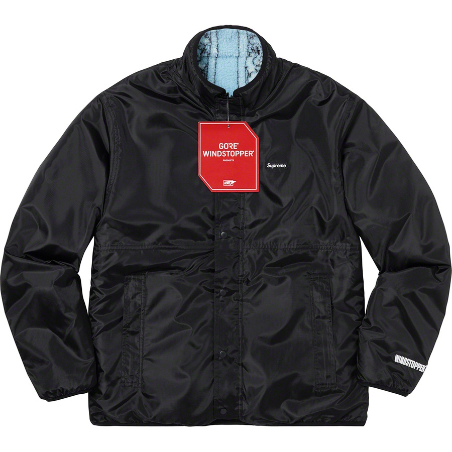 Supreme Reversible Bandana Fleece Jacket (FW19) - Light Blue - $228