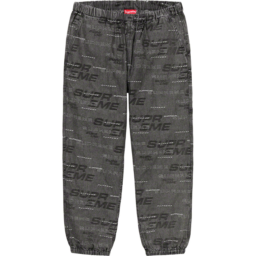 Supreme Dimensions Logo Denim Skate Pant (FW19) - Black - $138