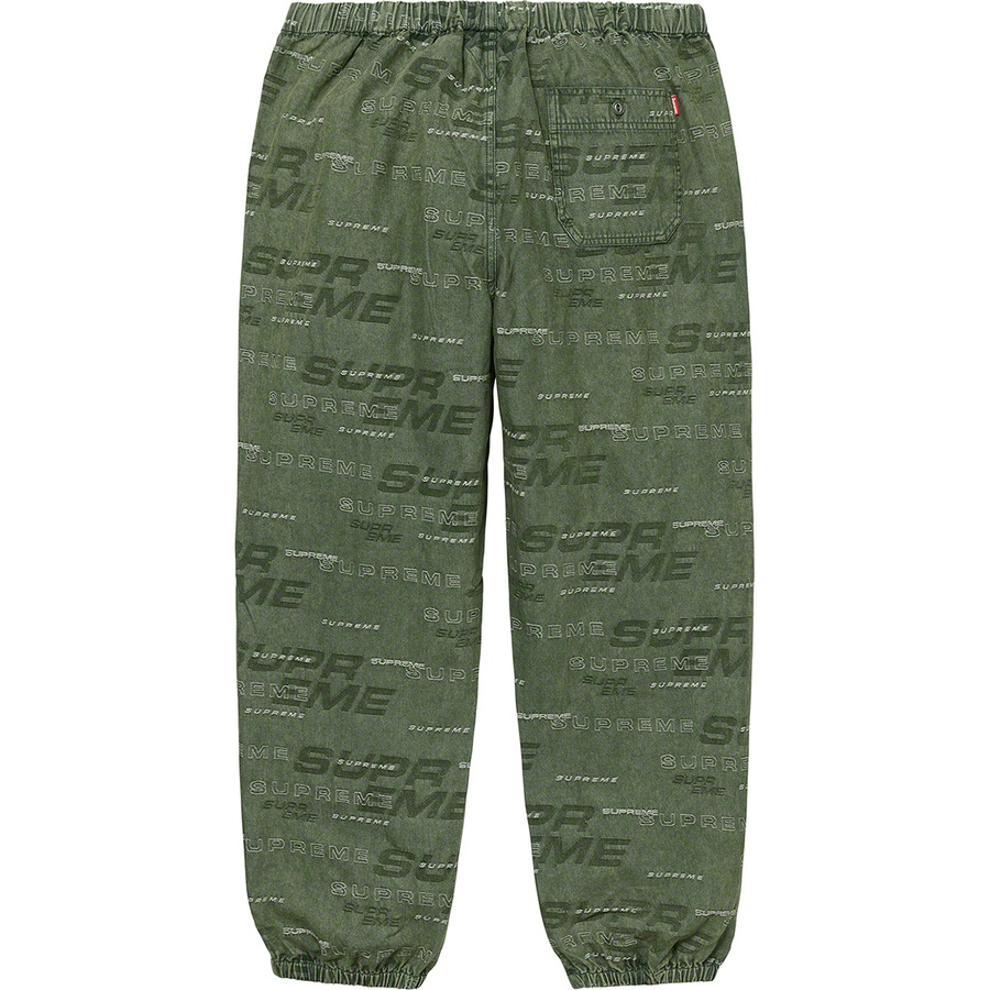 Supreme Dimensions Logo Denim Skate Pant (FW19) - Green - $138