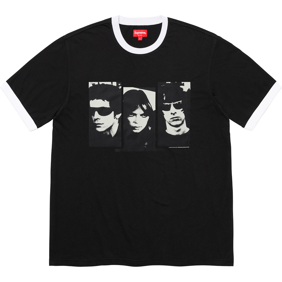 Supreme Supreme The Velvet Underground Ringer Tee (FW19) - Black - $98