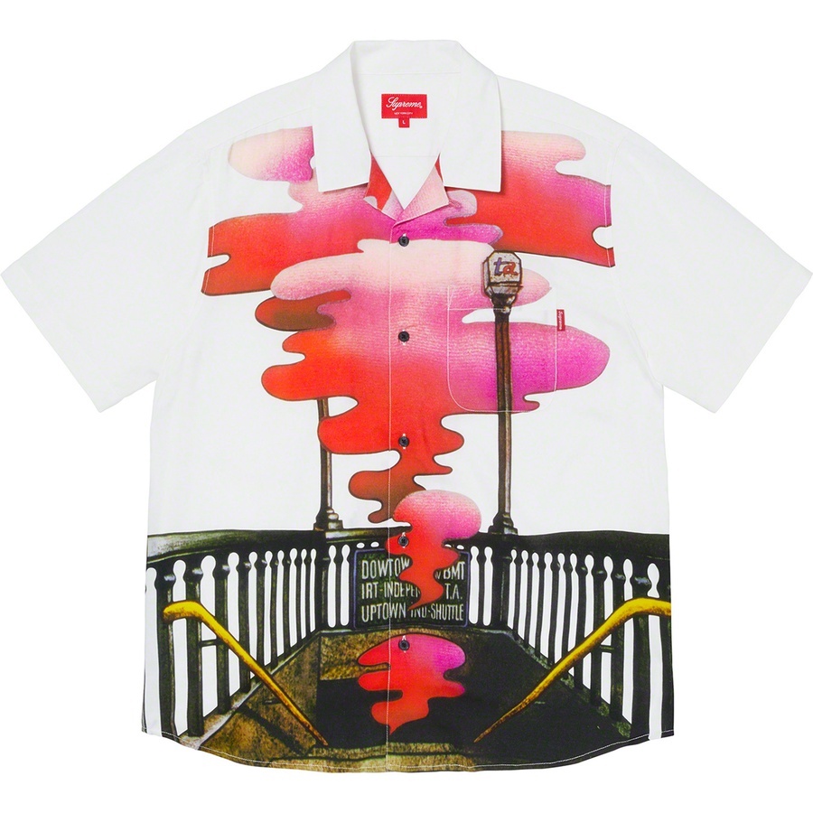 Supreme Supreme The Velvet Underground Rayon S S Shirt (FW19) - White - $158