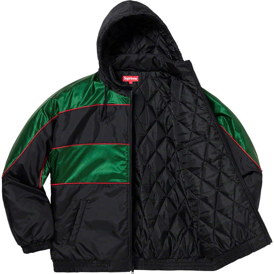 Supreme Sports Piping Puffy Jacket (FW19) - Black - $198