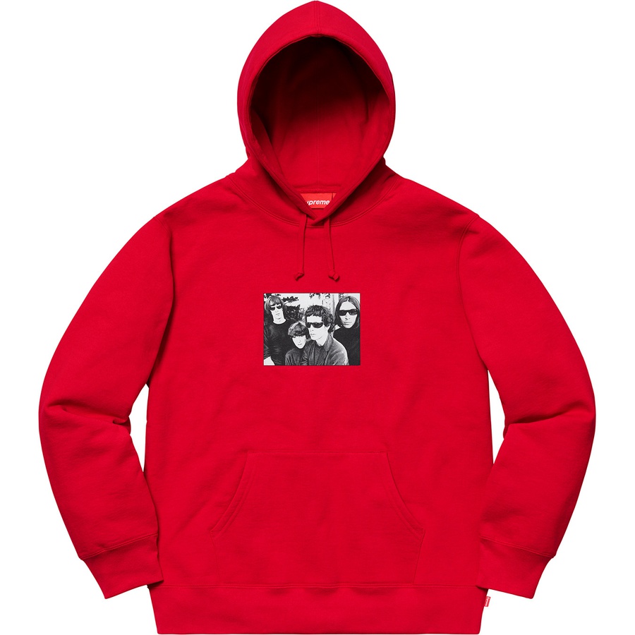 Supreme Supreme The Velvet Underground Hooded Sweatshirt (FW19) - Red - $178