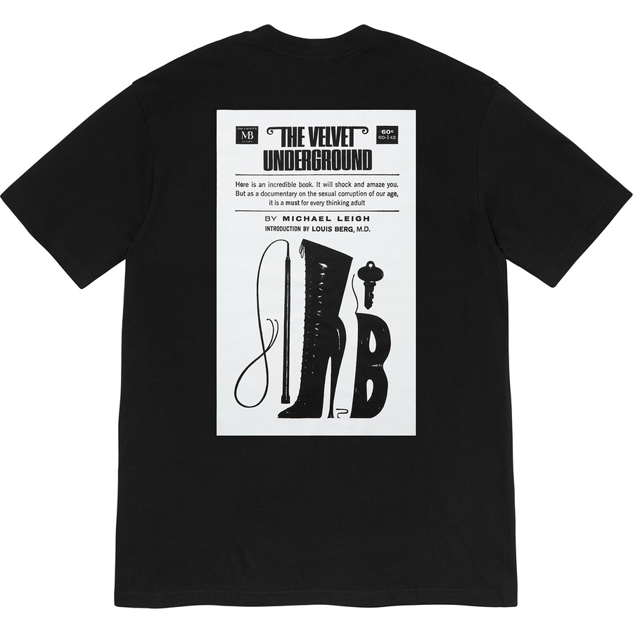 Supreme Supreme The Velvet Underground Tee (FW19) - Black - $48