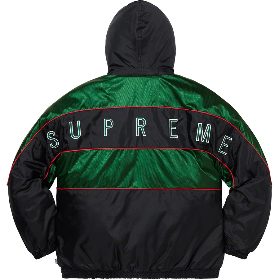 Supreme Sports Piping Puffy Jacket (FW19) - Black - $198