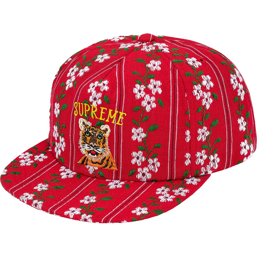 Supreme Flower Jacquard 5-Panel (FW19) - Red - $48