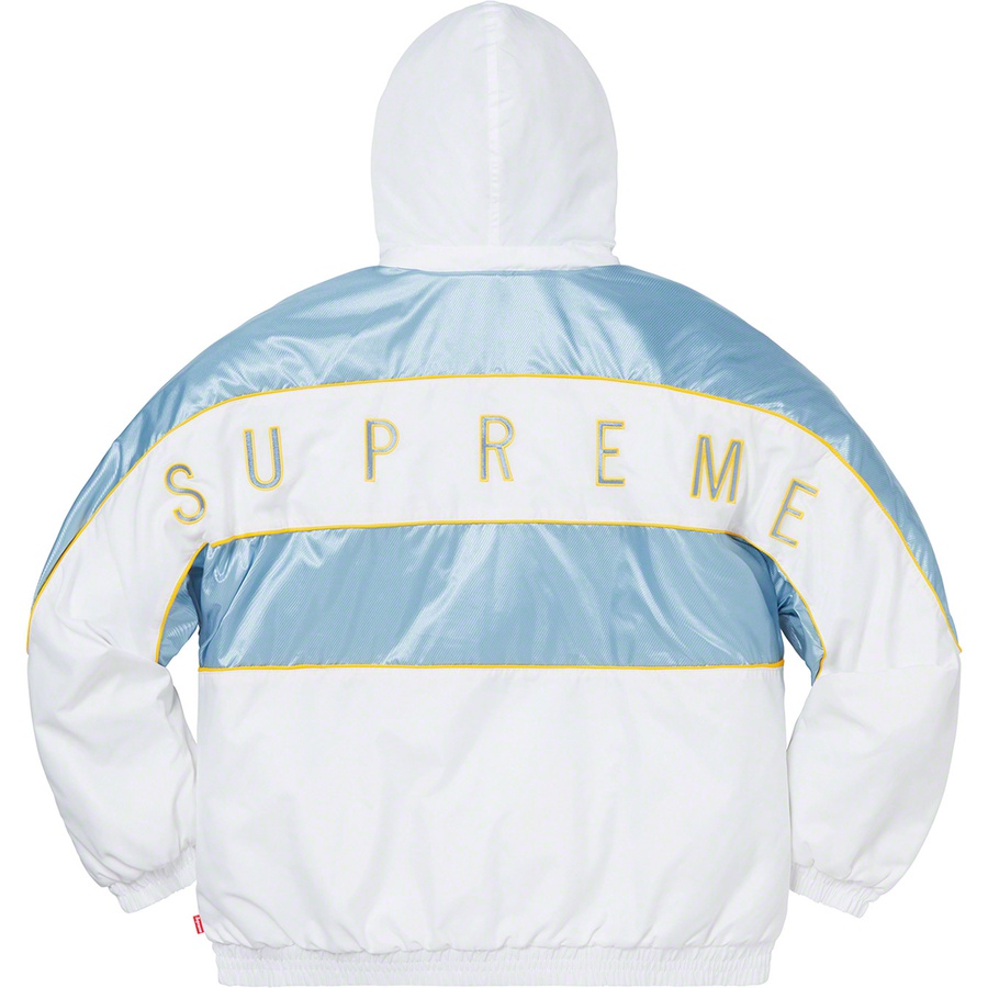 Supreme Sports Piping Puffy Jacket (FW19) - White - $198