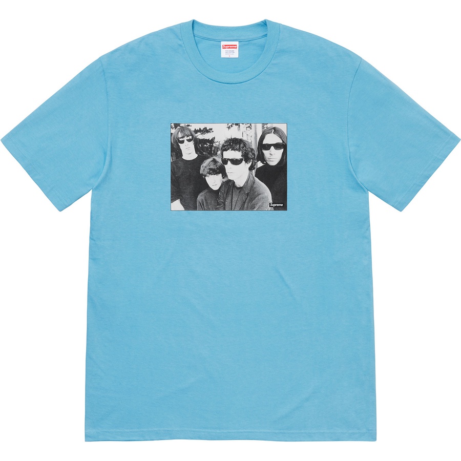 Supreme Supreme The Velvet Underground Tee (FW19) - Light Slate - $48