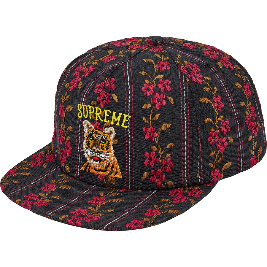 Supreme Flower Jacquard 5-Panel (FW19) - Black - $48