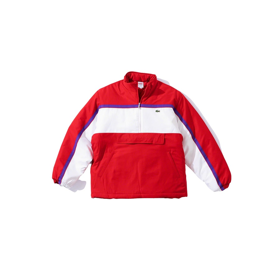 Supreme Supreme LACOSTE Puffy Half Zip Pullover (FW19) - $218