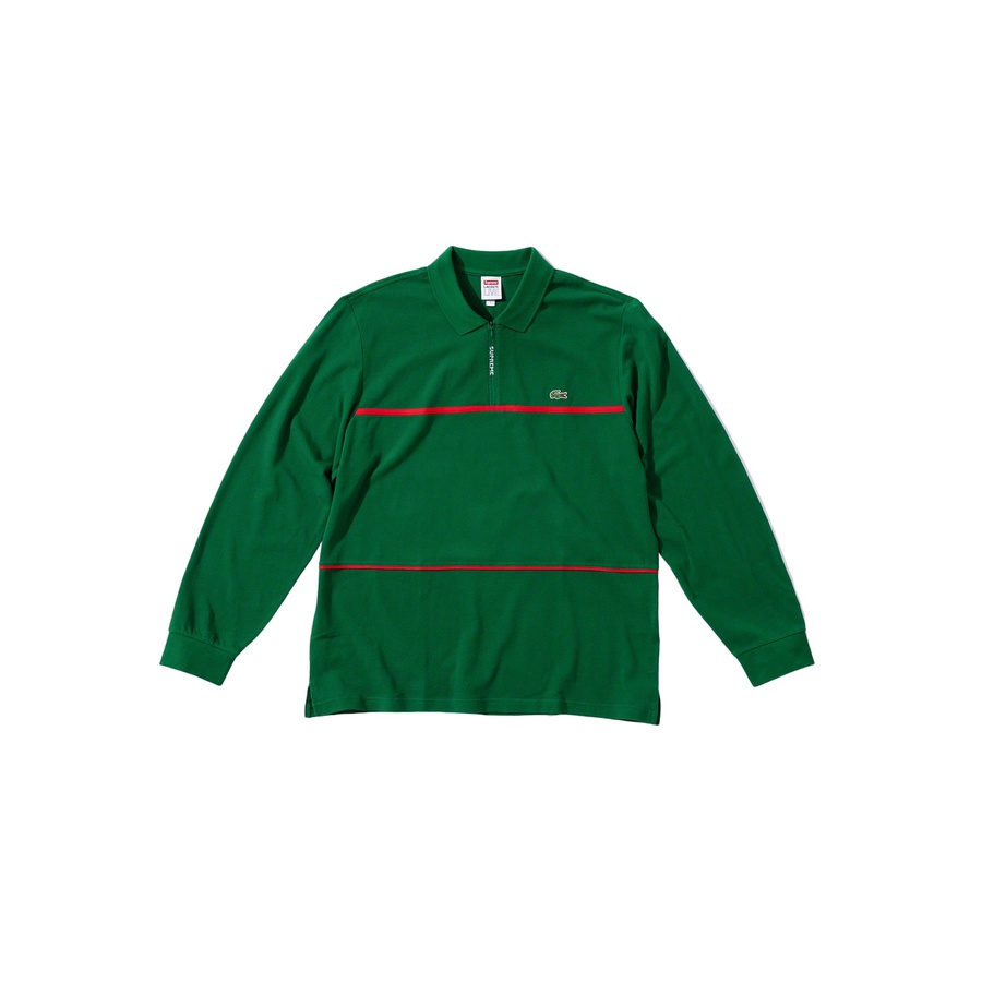 Supreme Supreme LACOSTE Pique Zip L S Polo (FW19) - $148