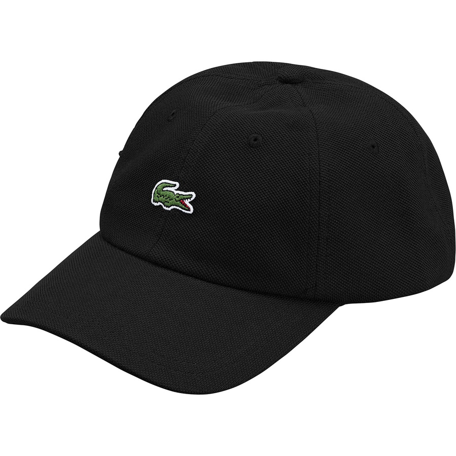 Supreme Supreme LACOSTE Pique 6-Panel (FW19) - Black - $68